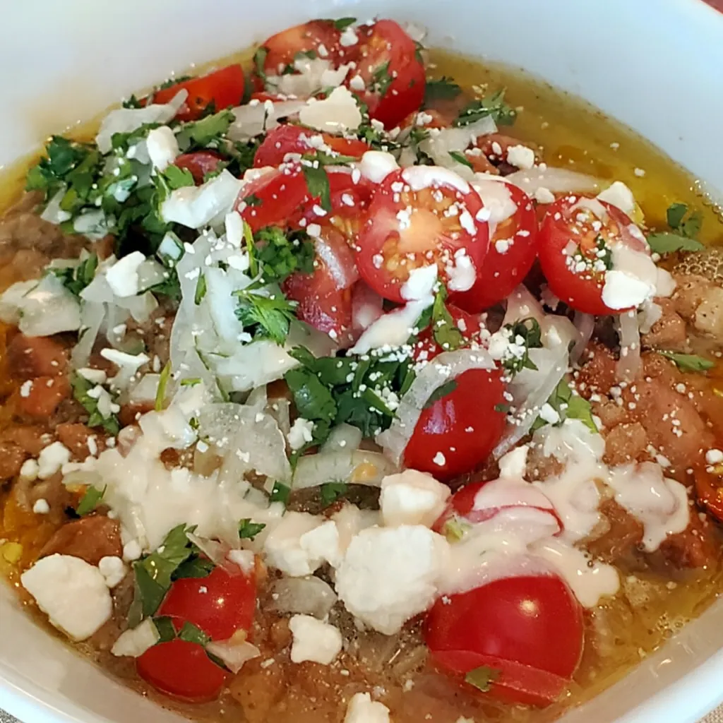 Traditional Ethiopian Fuul dish at Z Infinity Cafe Calgary
